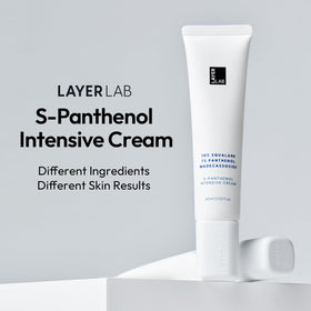 LAYERLAB S-Panthenol 7 percent bottle close-up reveals Pro-Vitamin B5 benefits