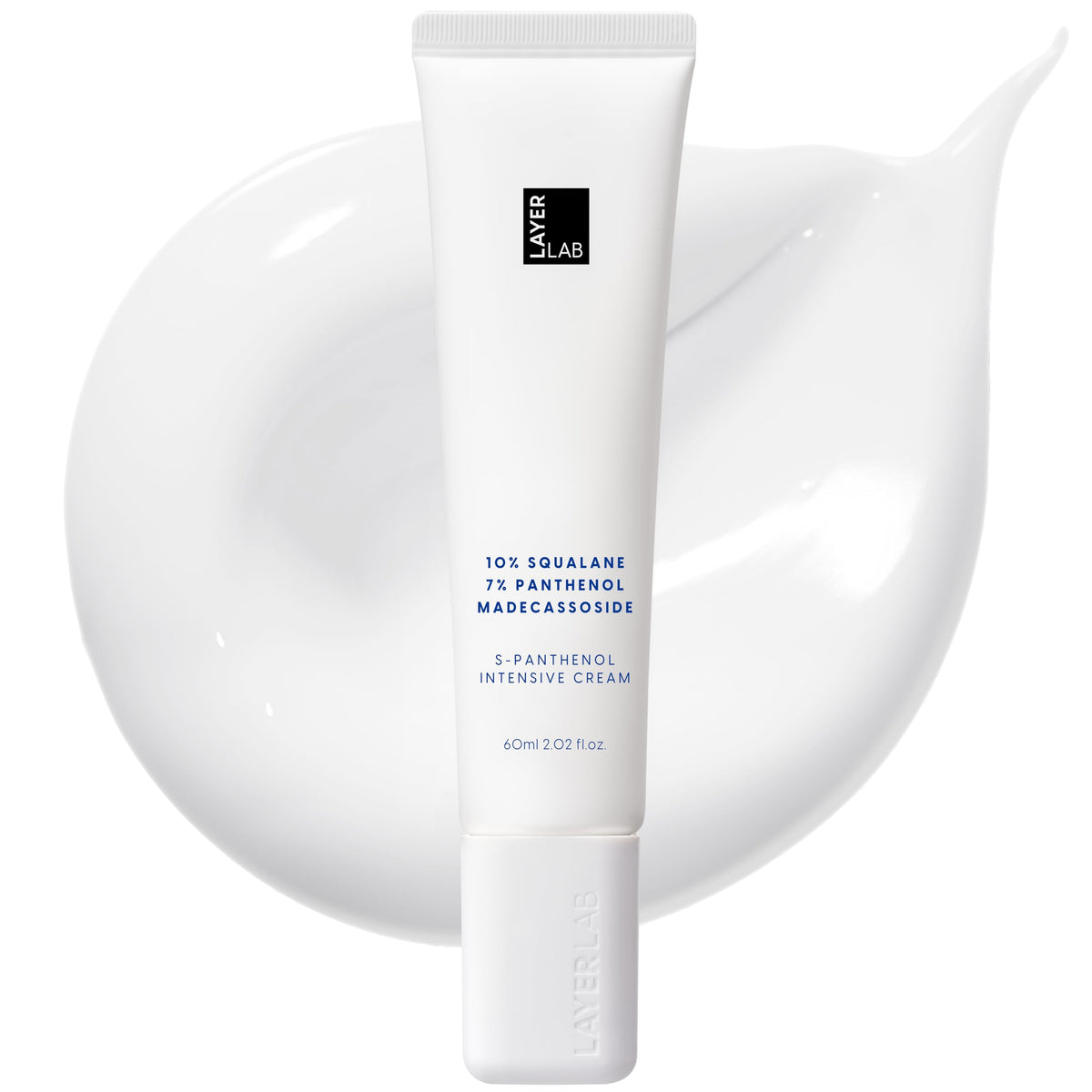 LAYERLAB S-Panthenol Intensive Moisturizer bottle shows deep hydration for dry skin