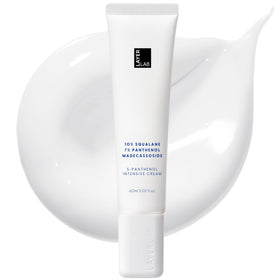 LAYERLAB S-Panthenol Intensive Moisturizer bottle shows deep hydration for dry skin