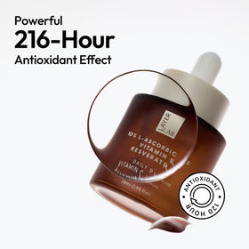 LAYERLAB serum texture close-up shows lightweight, non-sticky layering.