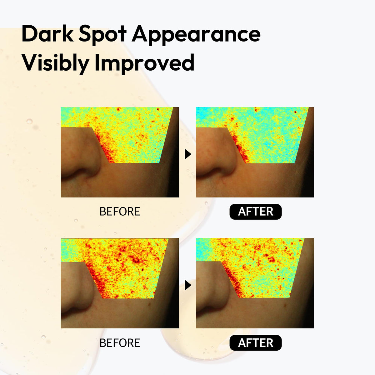 LAYERLAB close-up shows even-toned appearance after use.