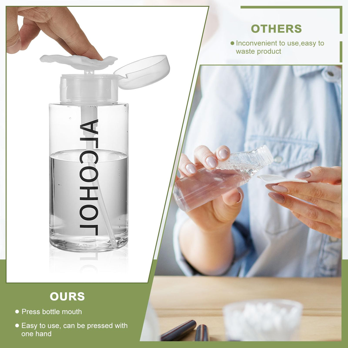 Layhit 6-pack with clear labels for quick liquid identification.