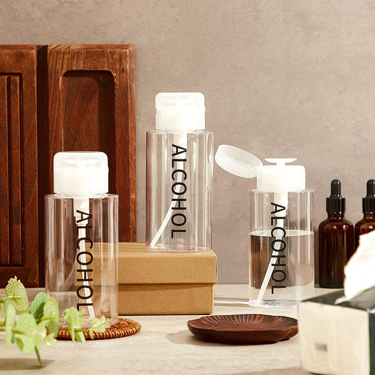 Layhit dispenser set stores neatly in cabinets and bags between uses.