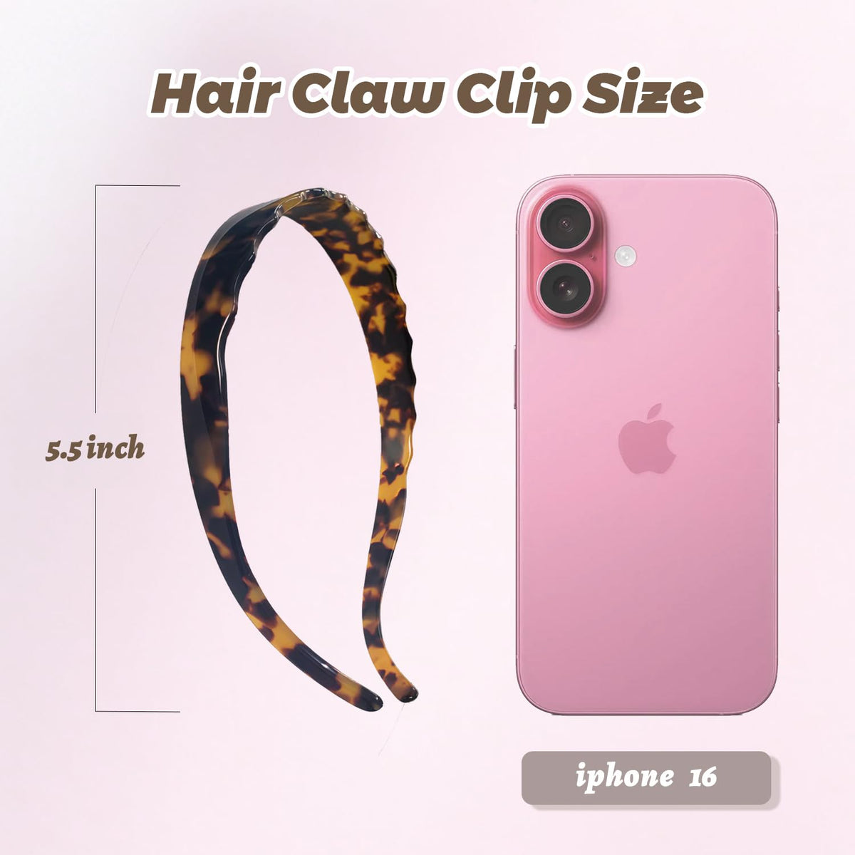 LAYONGMOLI tortoiseshell marble headband adds retro chic with subtle veining