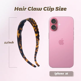 LAYONGMOLI tortoiseshell marble headband adds retro chic with subtle veining