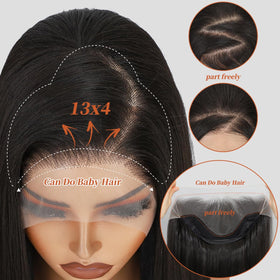 LAYSHAGO pre-plucked hairline wig for a quick natural look