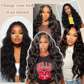 LAYSHAGO tiny knots on forehead wig for easy natural edges