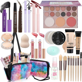 LAZORA makeup kit palette with diverse shades for versatile daily looks.
