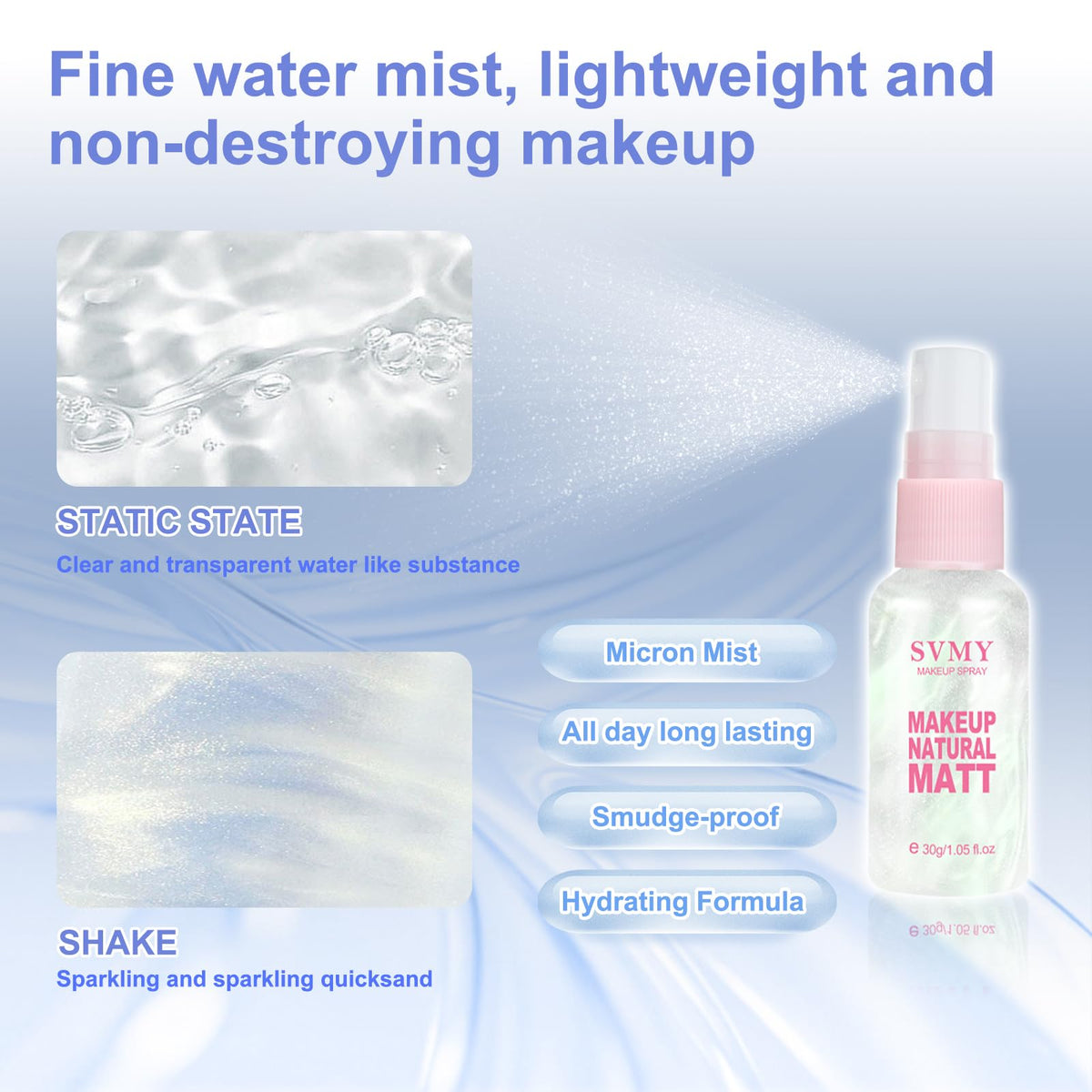 LAZORA mascara wand for fuller, lifted lashes.