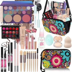 LAZORA teen makeup set full kit with vibrant colors for versatile day-to-night looks.