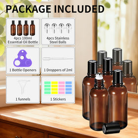 Lazy Dream label stickers help organize oils and blends.