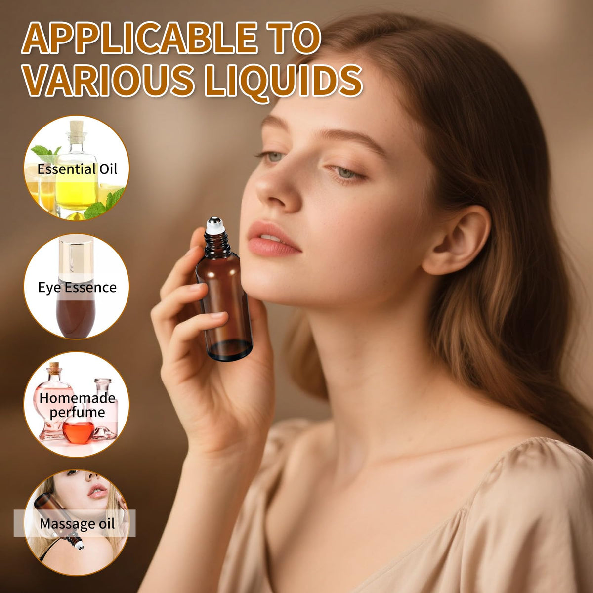 Lazy Dream 4-pack roller bottles ideal for DIY fragrance and kit builds.