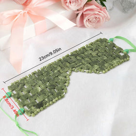 LazyGa Jade Eye Mask in a travel scenario with compact design