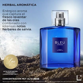 L'Bel Bleu Intense packaging presents premium gifting appeal.