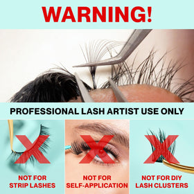 LBLA Beauty Alchemist adhesive in a professional kit setup.