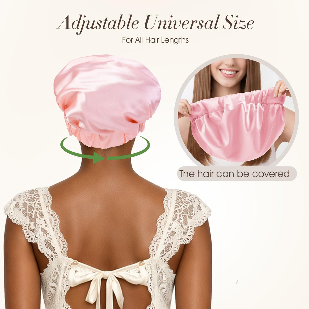 LC-dolida secure-fit bonnet supports gentle, uninterrupted sleep.