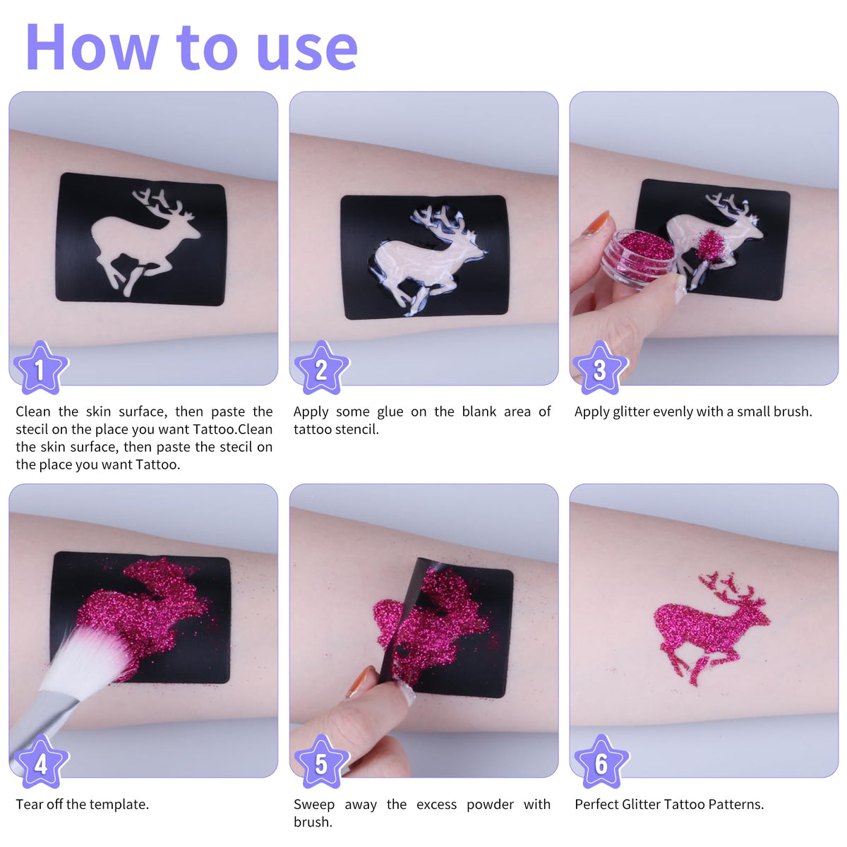 LCDGTJ five brushes help apply and refine edges precisely.