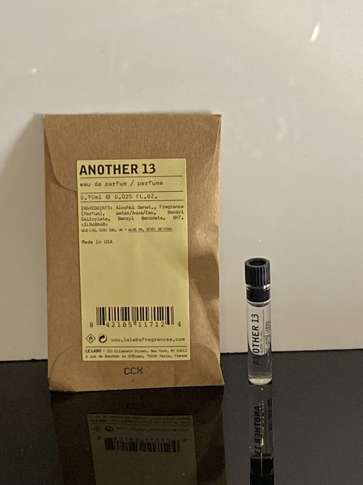 Le Labo AnOther 13 dabber sample bottle for on-the-go scent exploration.