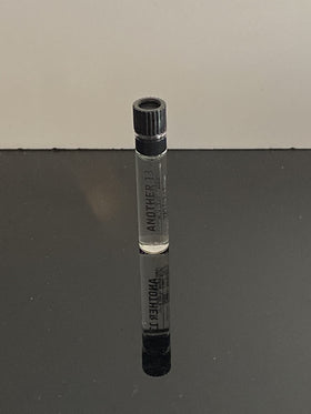 Le Labo AnOther 13 sample vial packaging, compact travel-friendly design.