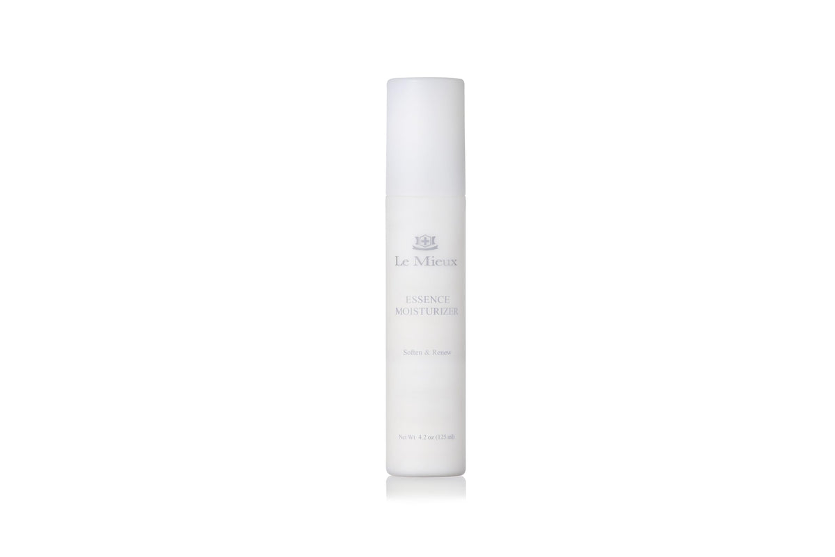 Le Mieux Essence Moisturizer bottle with pump delivering lasting hydration.