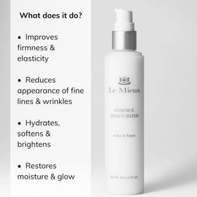 Le Mieux Essence Moisturizer texture close-up for smooth daily application.