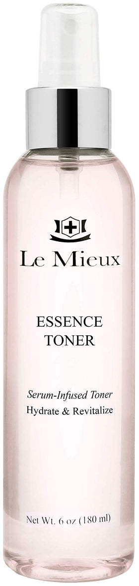 Le Mieux Essence Toner bottle with spray cap for refreshing hydration on sensitive skin
