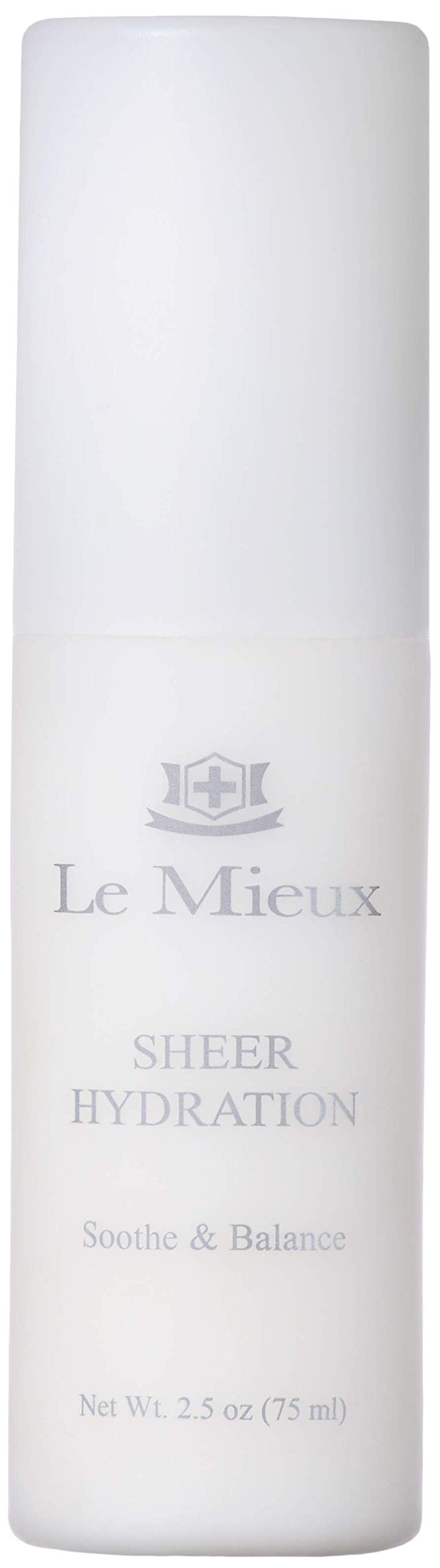 Le Mieux Sheer Hydration bottle pour shows featherlight gel texture for daily moisture.