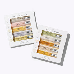 Le Monde Gourmand box-set front view, gift-ready packaging.