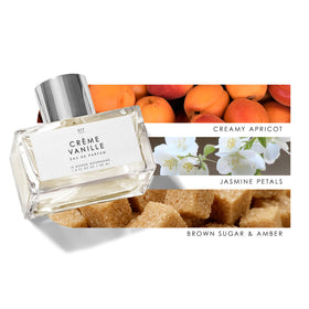 Le Monde Gourmand creamy vanilla texture closeup evokes soft, skin-like warmth.