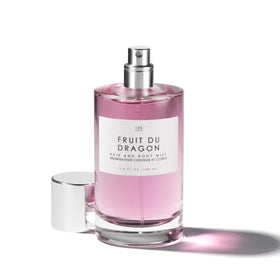 Le Monde Gourmand dragonfruit coconut water fragrance spray captures refreshing, lightweight aroma