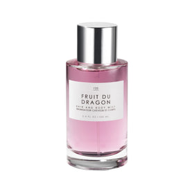 Le Monde Gourmand Fruit du Dragon hair mist bottle for daily tropical fragrance