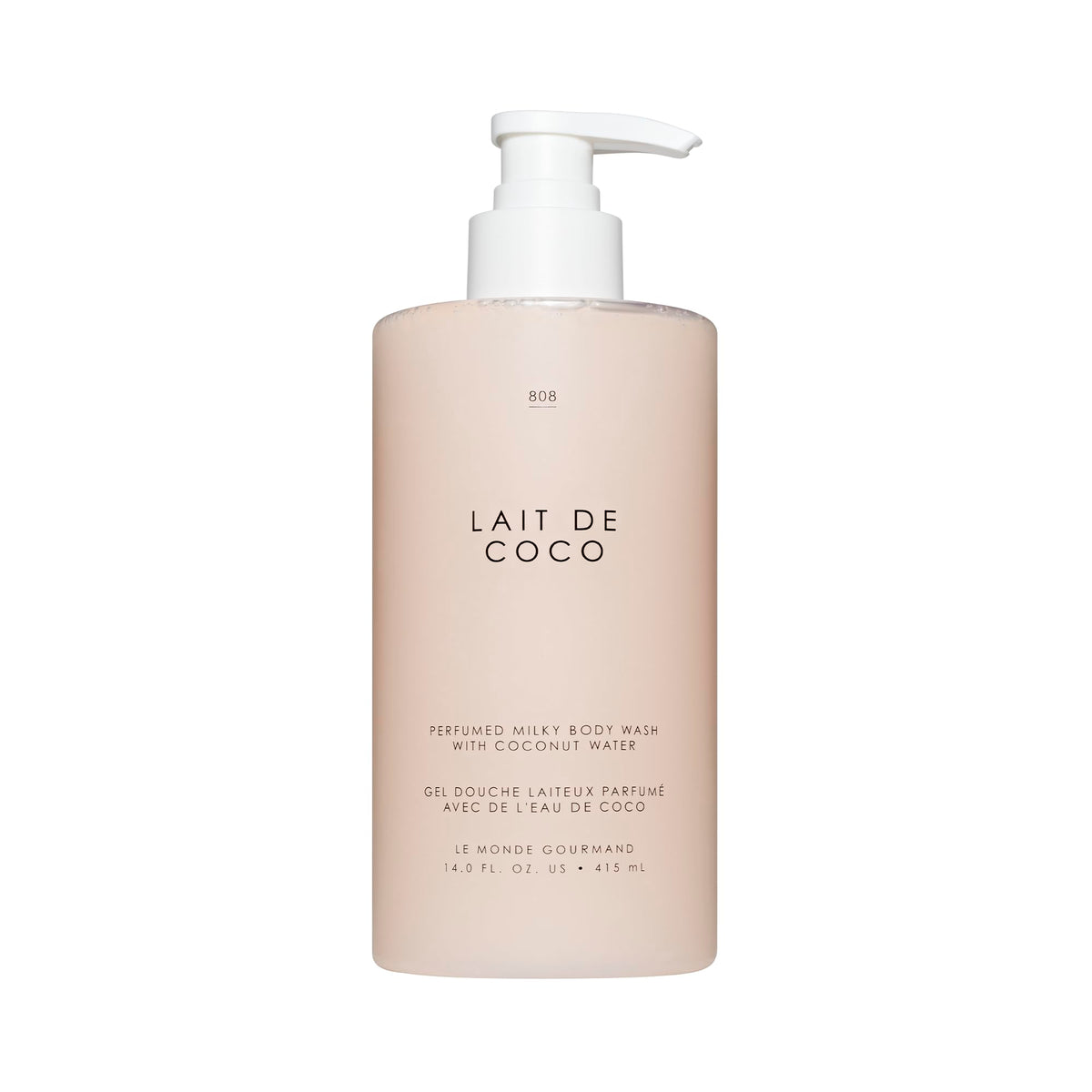 Le Monde Gourmand Lait de Coco bottle with vanilla praline aroma.