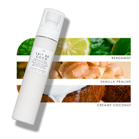 Le Monde Gourmand Fresh Mist mid-notes image evokes jasmine and freesia elegance.