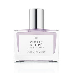Le Monde Gourmand Violet Sucré bottle front for everyday wear and easy spritz.