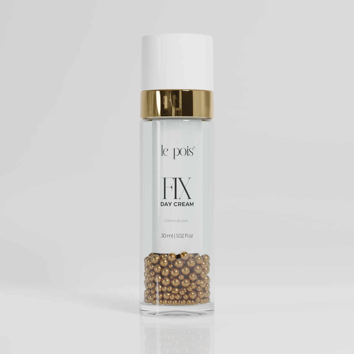 Le Pois FIX Day Cream bottle front for fragrance-free hydration.