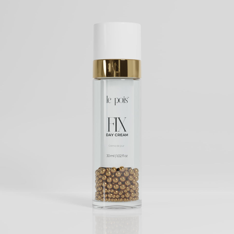 Le Pois FIX Day Cream bottle front for fragrance-free hydration.