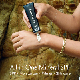 Le Prunier Plumscreen non-nano zinc oxide delivers sheer mineral coverage