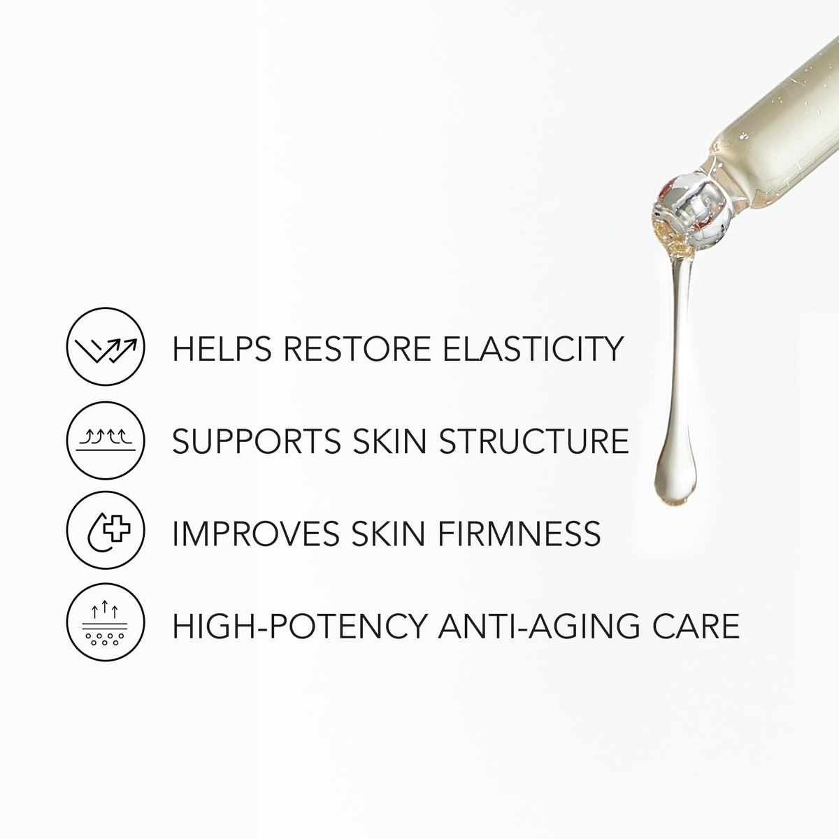 Fragrance-free LEADERS ampoule packaging showcasing gentle, sensitive-skin suitability.