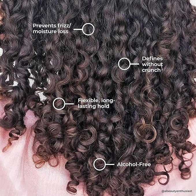 Leaf & Flower formula highlights marine polypeptides for smoother, hydrated curls.