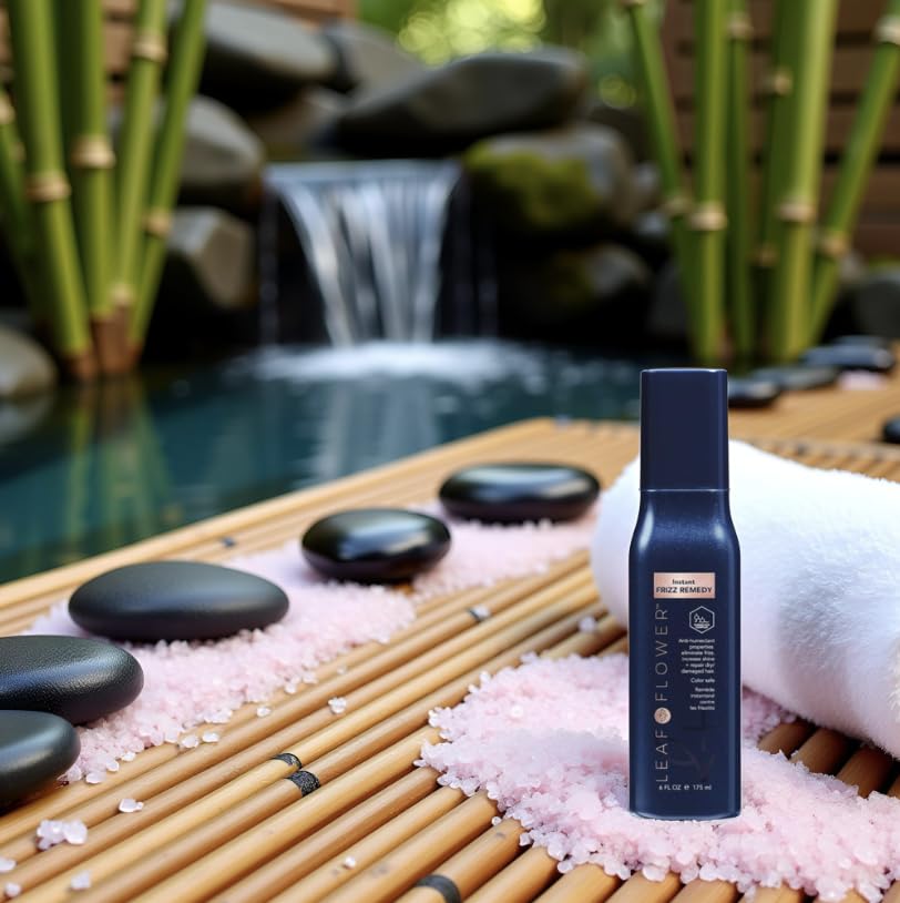 Leaf & Flower Instant Frizz Remedy leaves hair glossy and silkier