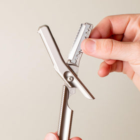 Leaf Shave recyclable blade-guards enable a zero-waste dermaplaning routine.