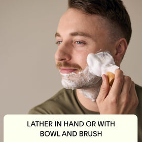 Leaf Shave spruce scent notes highlight evergreen freshness for a crisp shave