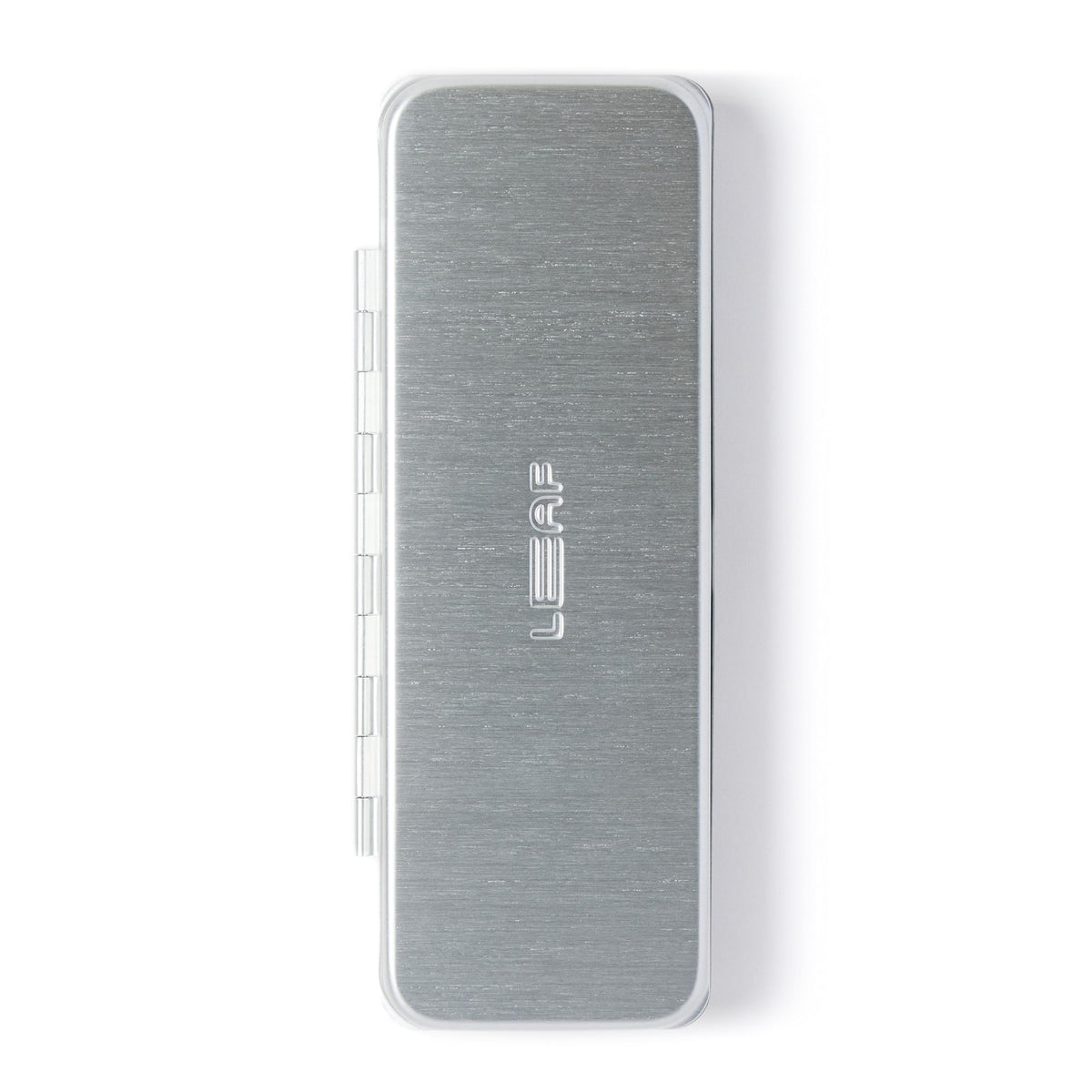 Leaf Shave travel case silicone insert securely holds the razor in place.