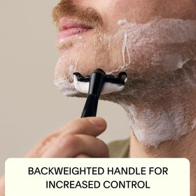 Leaf Shave Twig razor blade-loading close-up demonstrates secure blade alignment