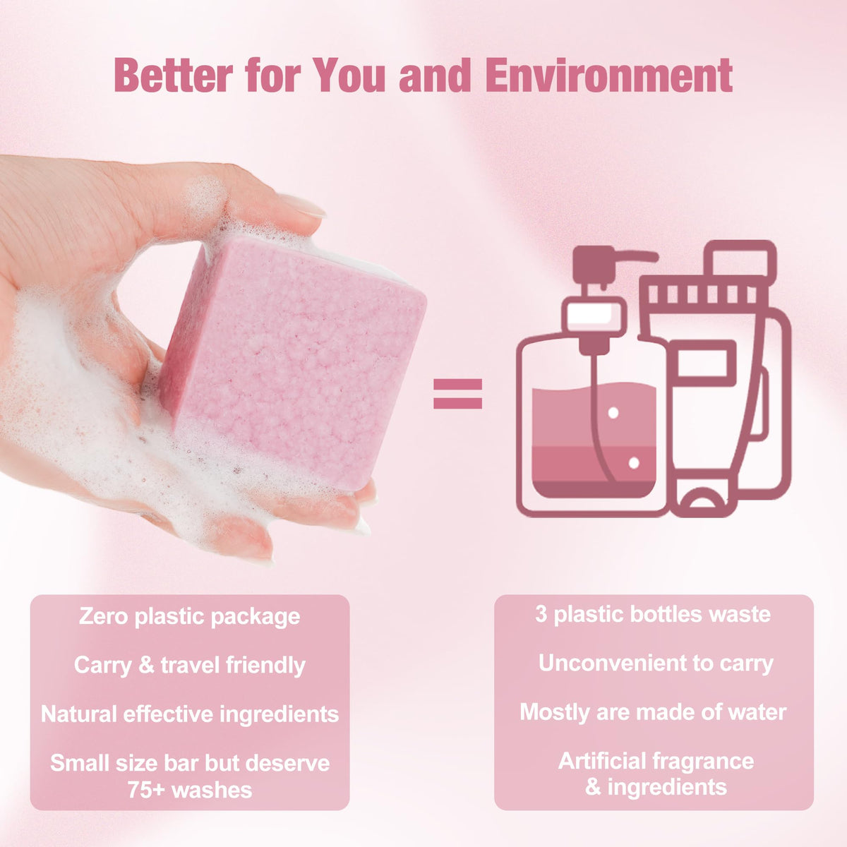 Leafinty conditioner bar with lavender scent nourishes and defines curls.