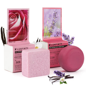 Leafinty shampoo bar in recyclable packaging for zero-waste routines.