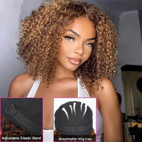 Lealife ombre blonde highlights add natural color and depth.