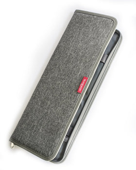 LeanTravel reinforced plastic structure preserves the case shape for wrinkle-free travel