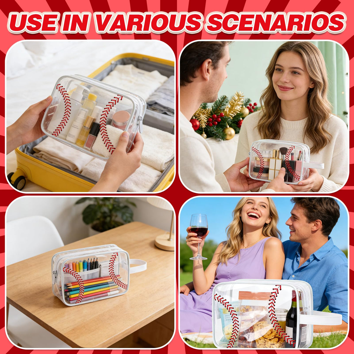 Lebaley baseball snack bags ideal as game-day favors and party gifts.
