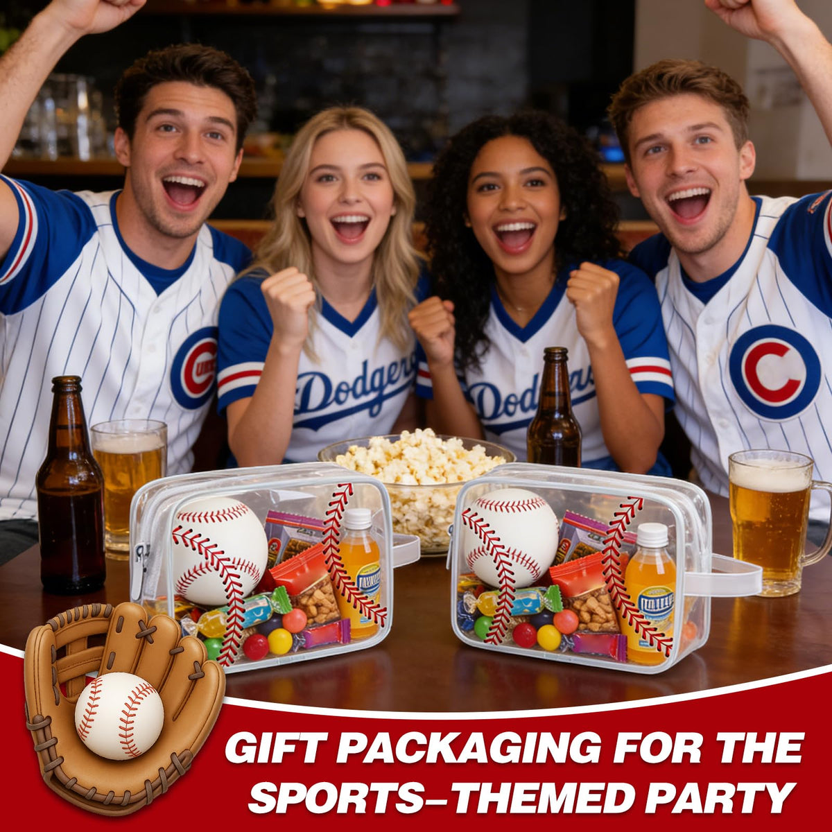 Lebaley baseball snack bags in use for travel, gym, and daily organization.